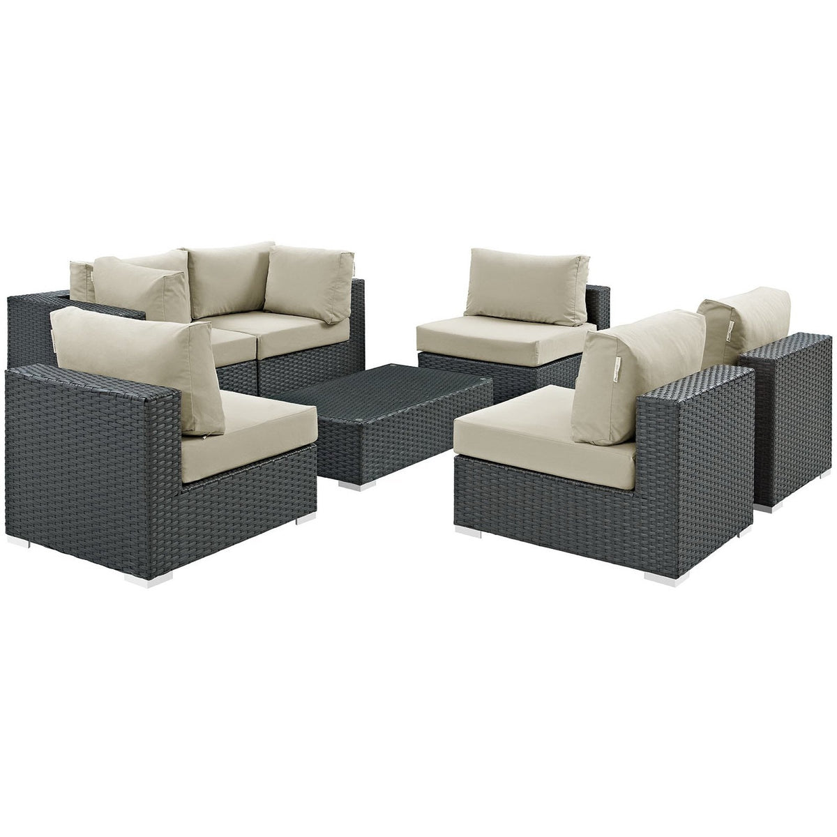 Ensemble de coupe extérieur 7 pièces Sojourn Sunbrella®