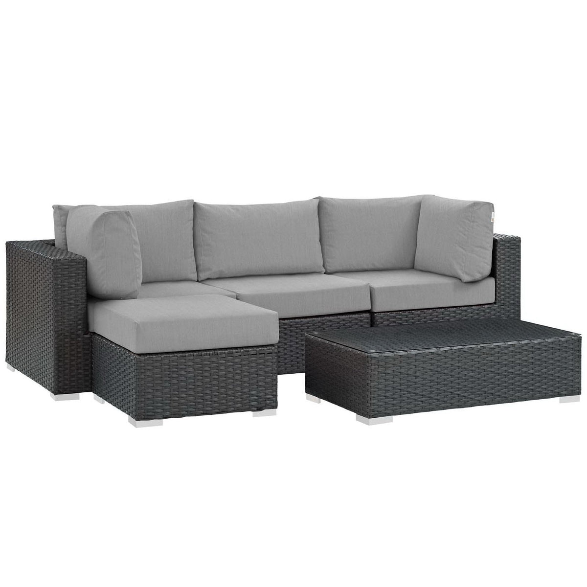 Sojourn – Ensemble de 5 meubles d’extérieur sectionnels Sunbrella®