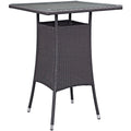 Table de bar compacte d'extérieur