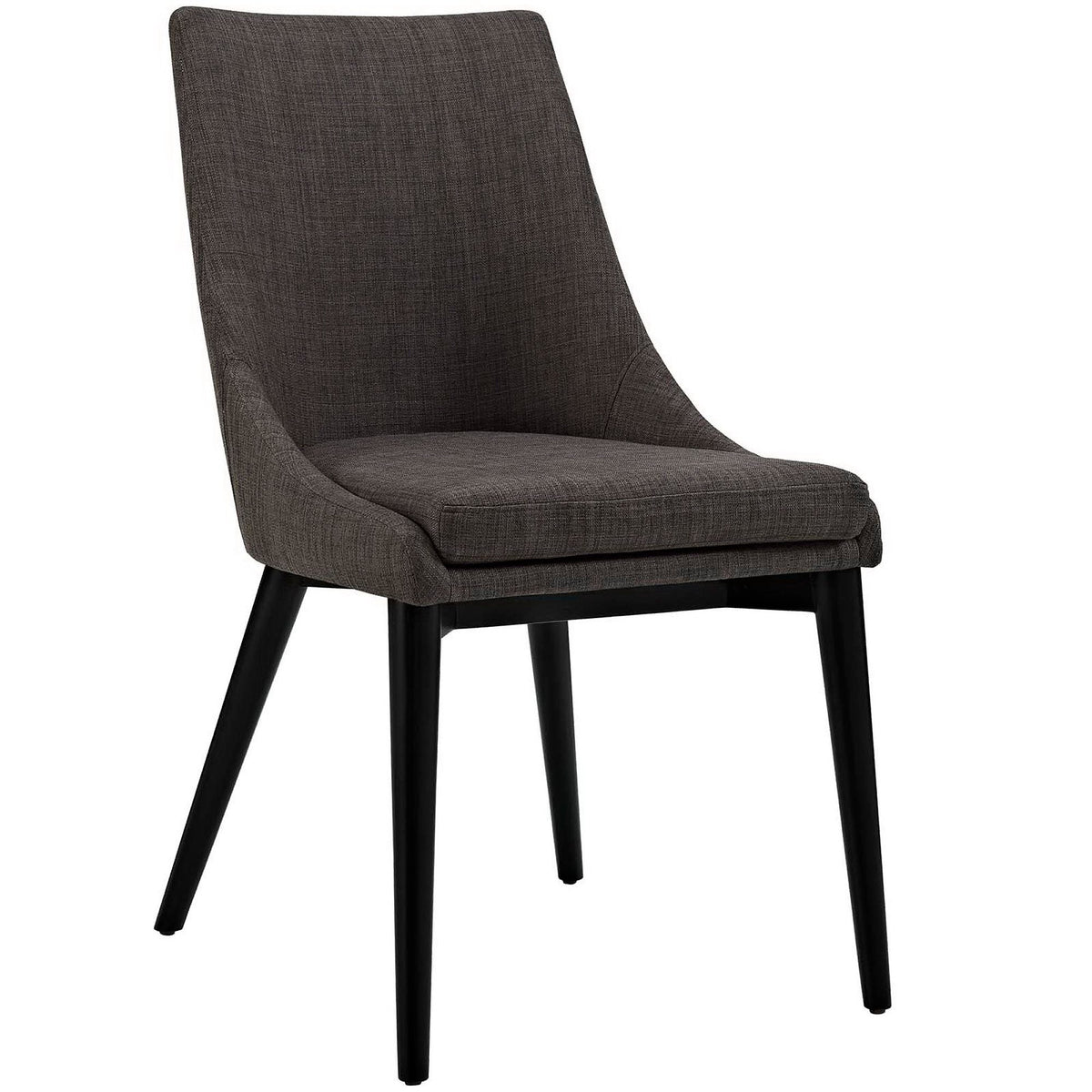 Lot de 2 chaises de salle à manger en tissu Viscount
