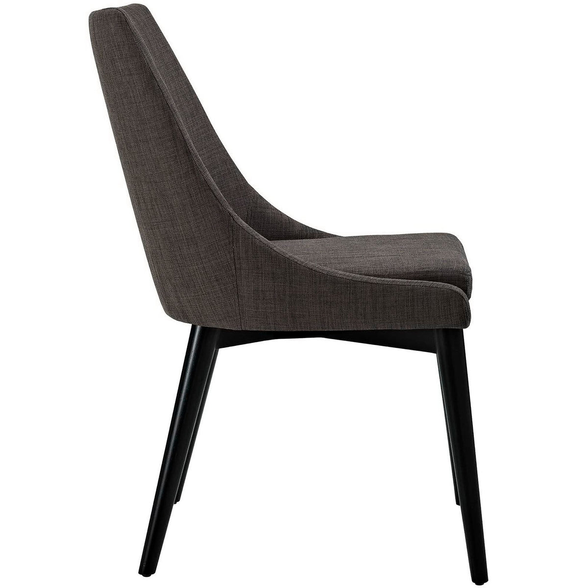Lot de 2 chaises de salle à manger en tissu Viscount