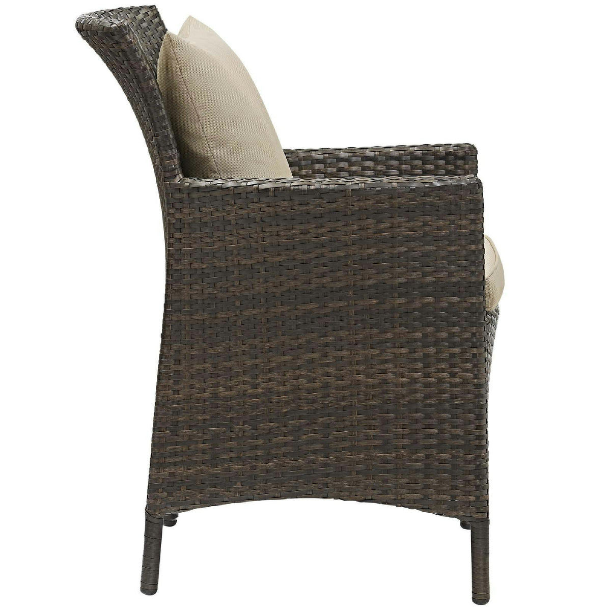 Fauteuil de salle à manger en rotin extérieur Conduit