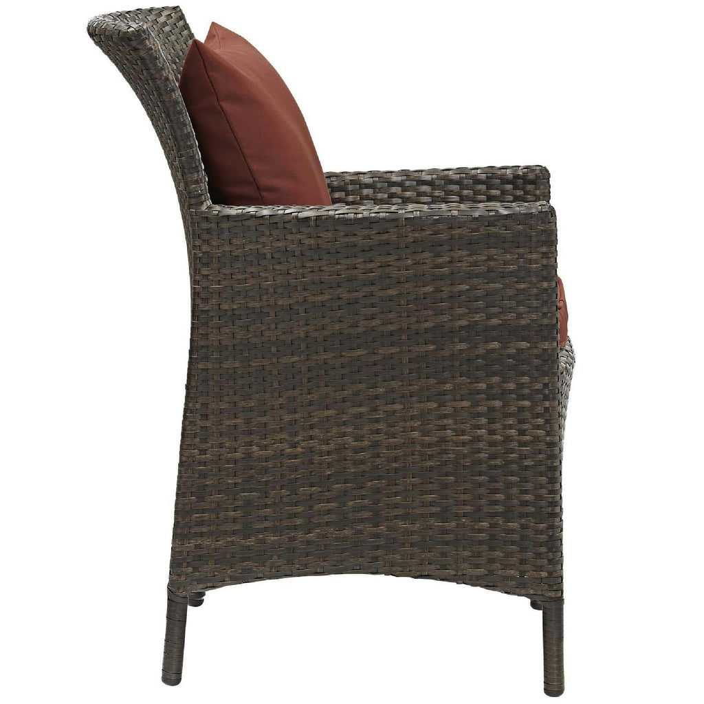 Fauteuil de salle à manger en rotin extérieur Conduit