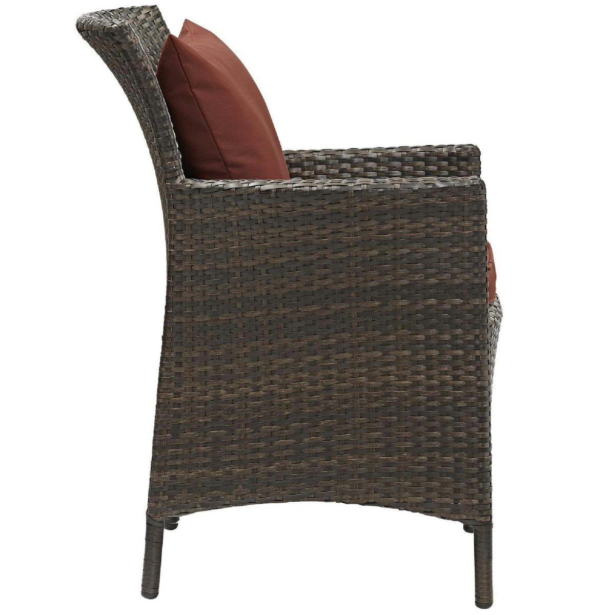 Fauteuil de salle à manger en rotin extérieur Conduit
