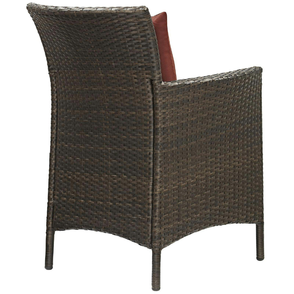 Fauteuil de salle à manger en rotin extérieur Conduit