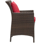Fauteuil de salle à manger en rotin extérieur Conduit