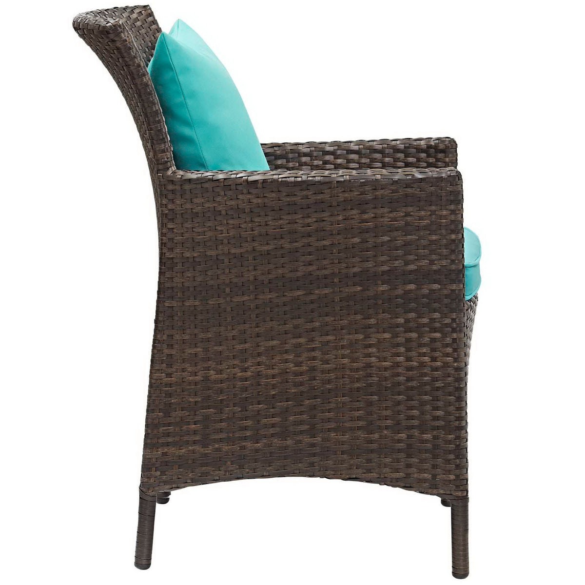 Fauteuil de salle à manger en rotin extérieur Conduit