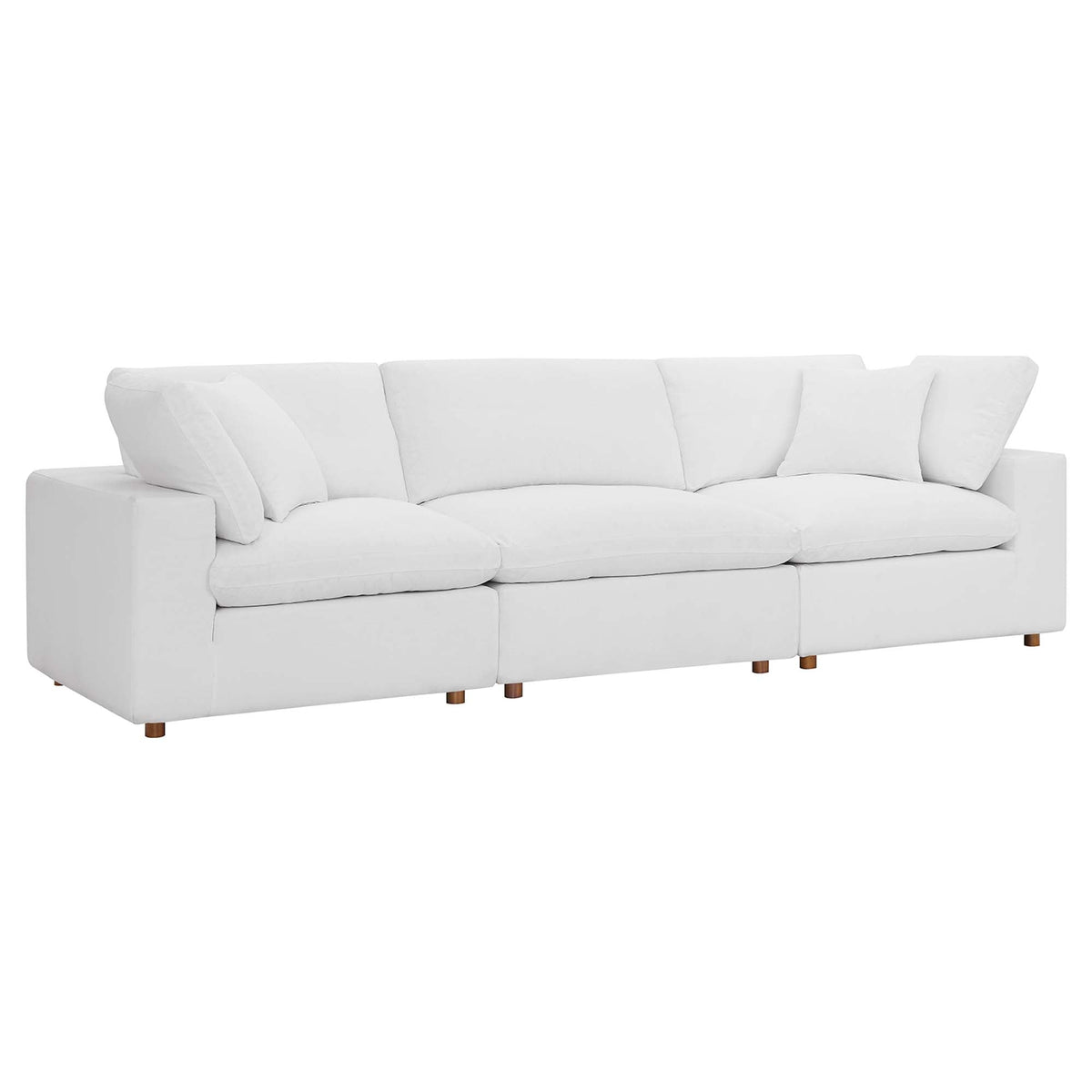 Ensemble de canapé sectionnel surdimensionné Commix 3 pièces, rembourré en duvet