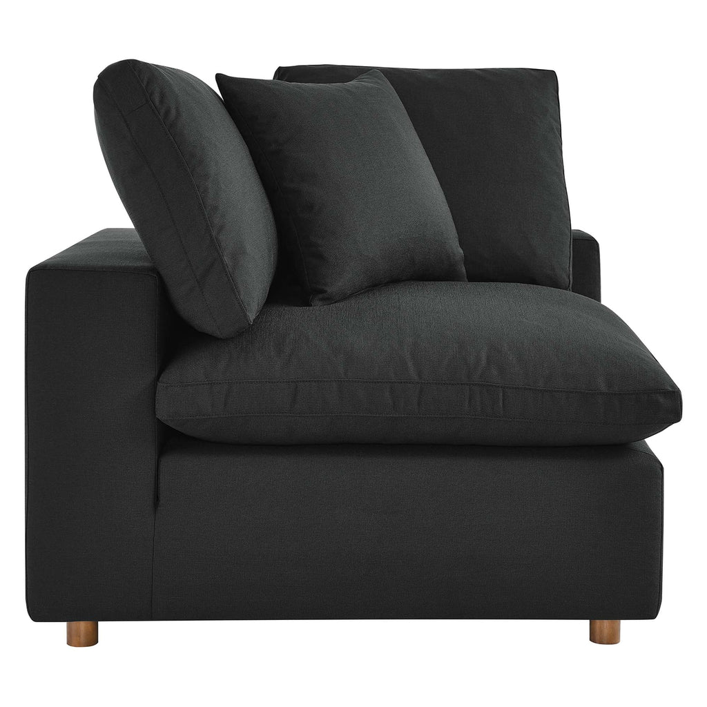 Canapé d'angle rembourré 5 places en duvet Commix