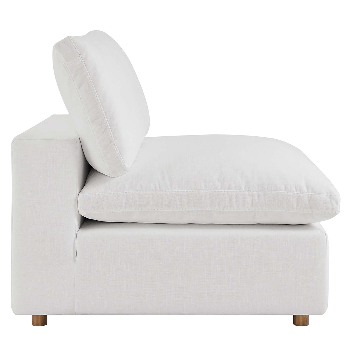 Canapé d'angle rembourré 5 places en duvet Commix