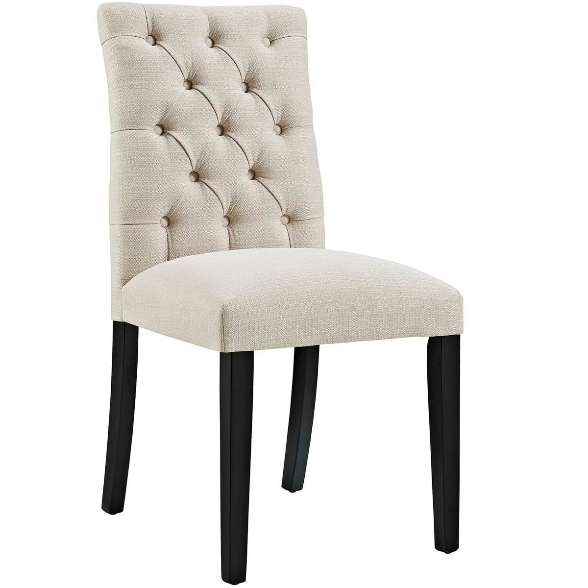 Lot de 2 chaises de salle à manger Duchess en tissu