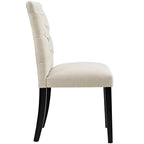 Lot de 2 chaises de salle à manger Duchess en tissu