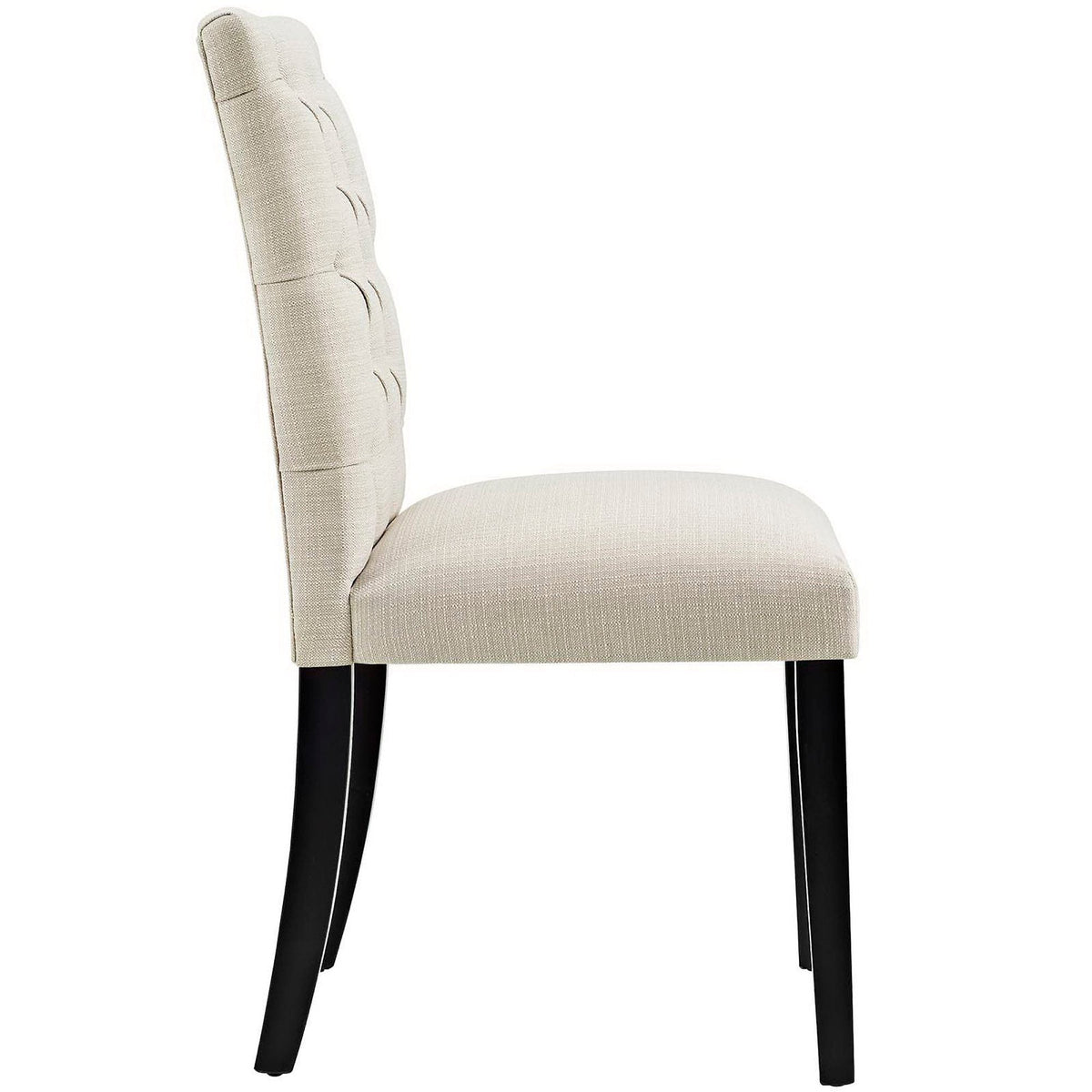 Lot de 2 chaises de salle à manger Duchess en tissu