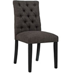 Lot de 2 chaises de salle à manger Duchess en tissu