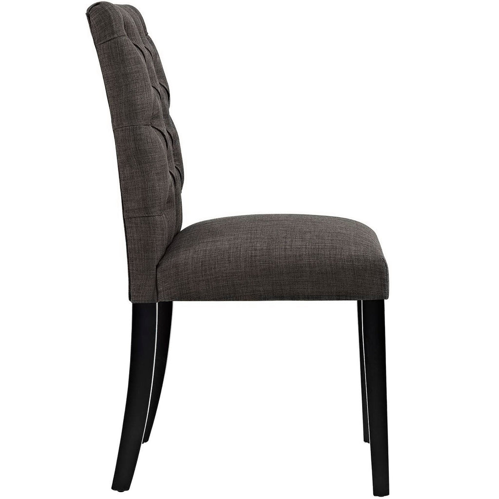 Lot de 2 chaises de salle à manger Duchess en tissu