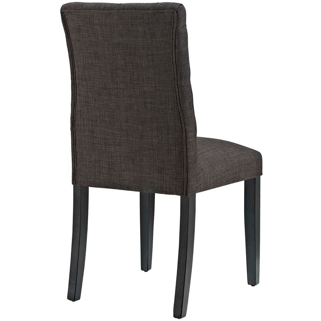 Lot de 2 chaises de salle à manger Duchess en tissu