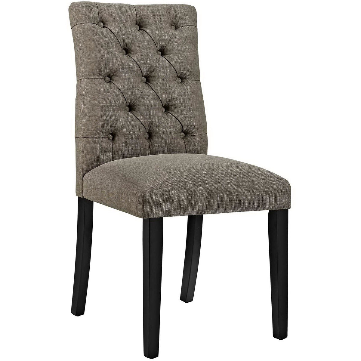 Lot de 2 chaises de salle à manger Duchess en tissu