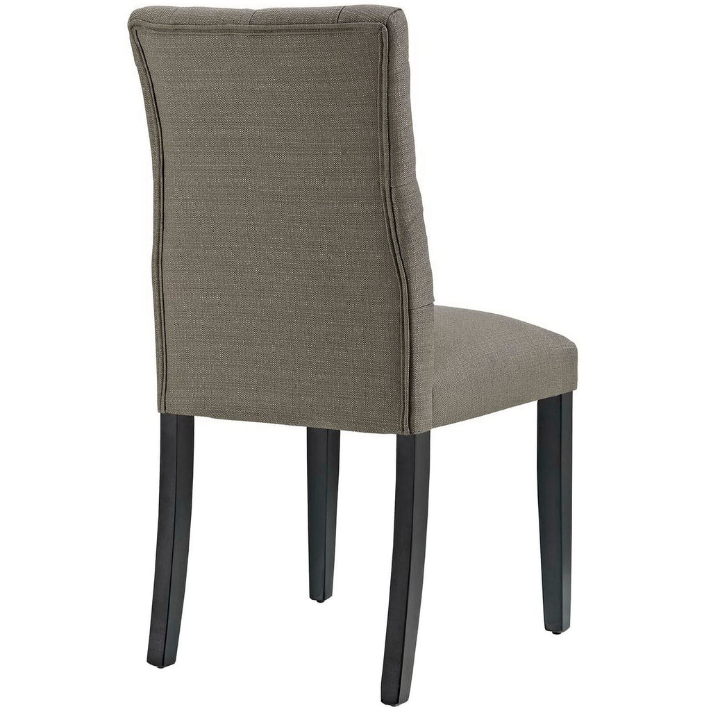 Lot de 2 chaises de salle à manger Duchess en tissu