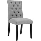 Lot de 2 chaises de salle à manger Duchess en tissu