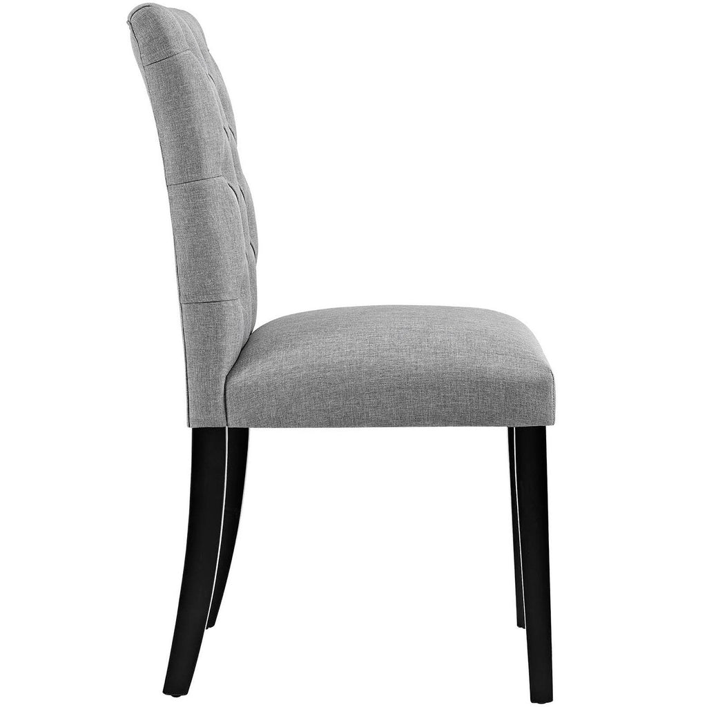 Lot de 2 chaises de salle à manger Duchess en tissu