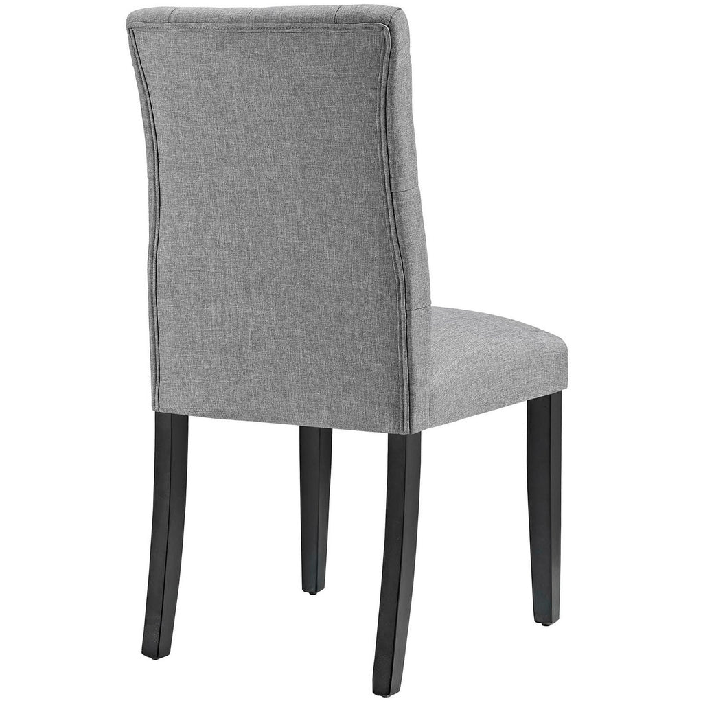 Lot de 2 chaises de salle à manger Duchess en tissu