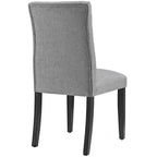 Lot de 2 chaises de salle à manger Duchess en tissu