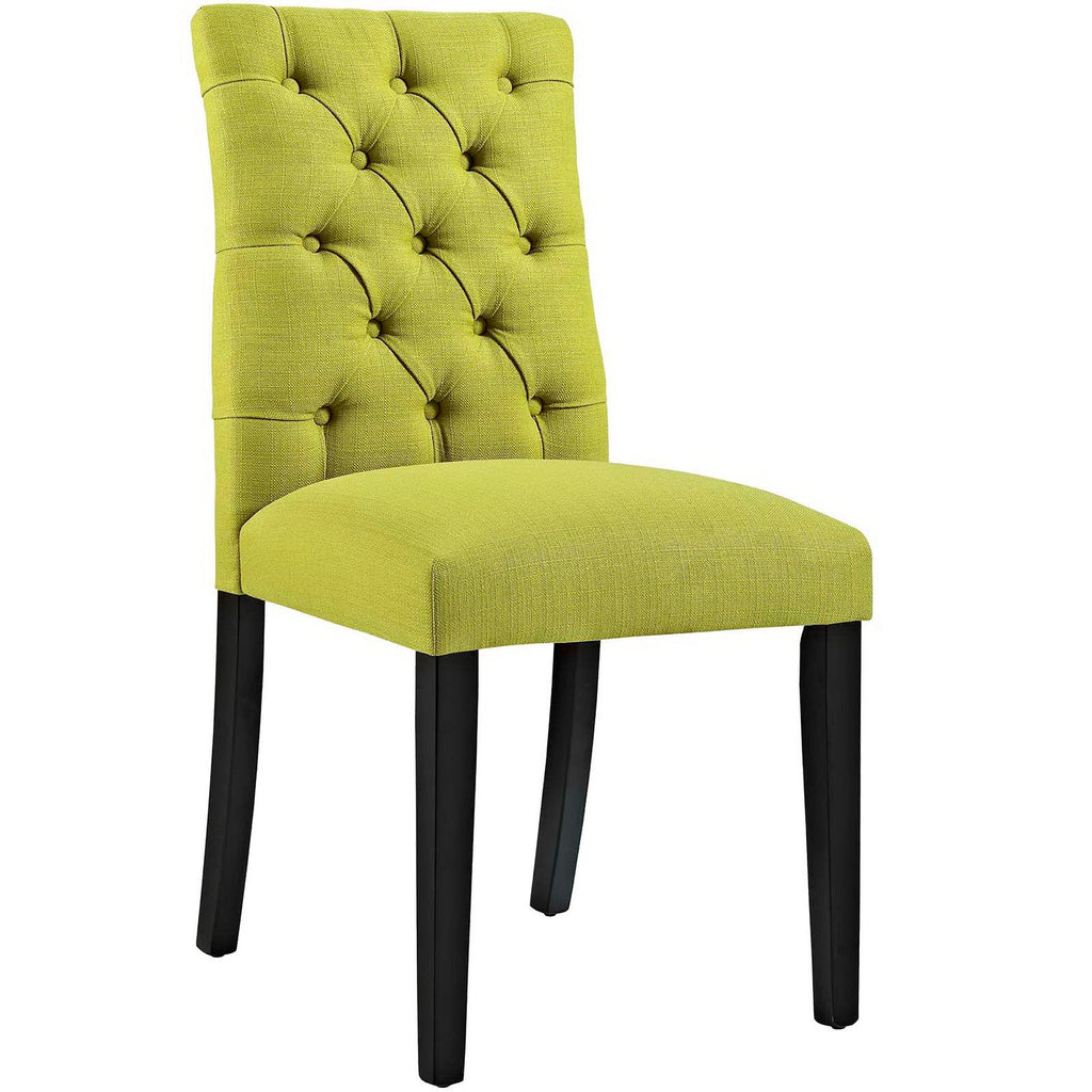 Lot de 2 chaises de salle à manger Duchess en tissu