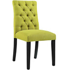 Lot de 2 chaises de salle à manger Duchess en tissu