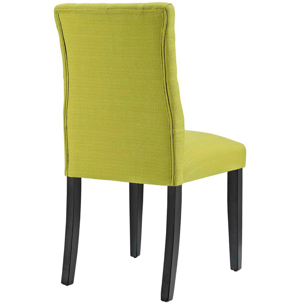 Lot de 2 chaises de salle à manger Duchess en tissu
