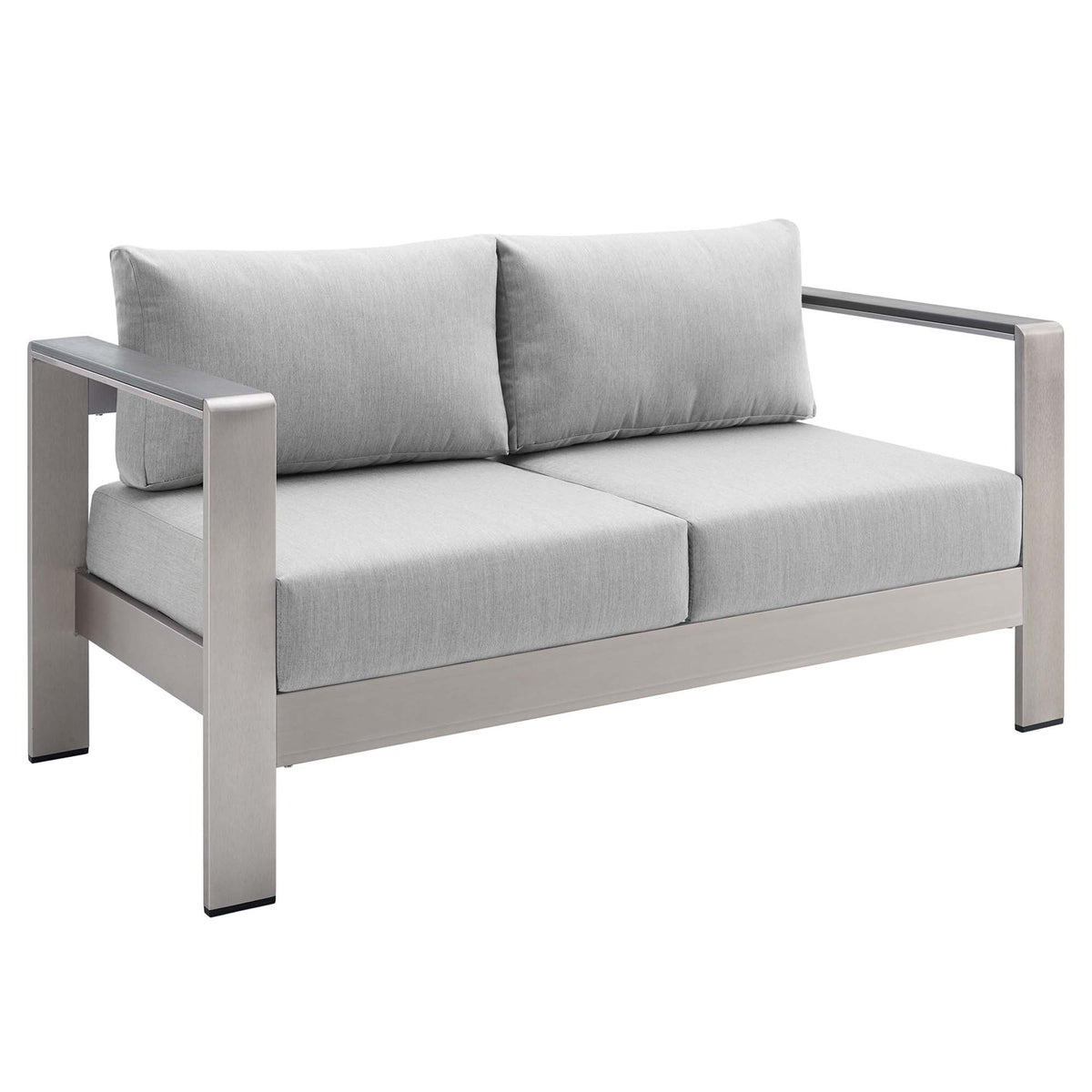 Ensemble d'extérieur Shore 4 pièces en aluminium et tissu Sunbrella®