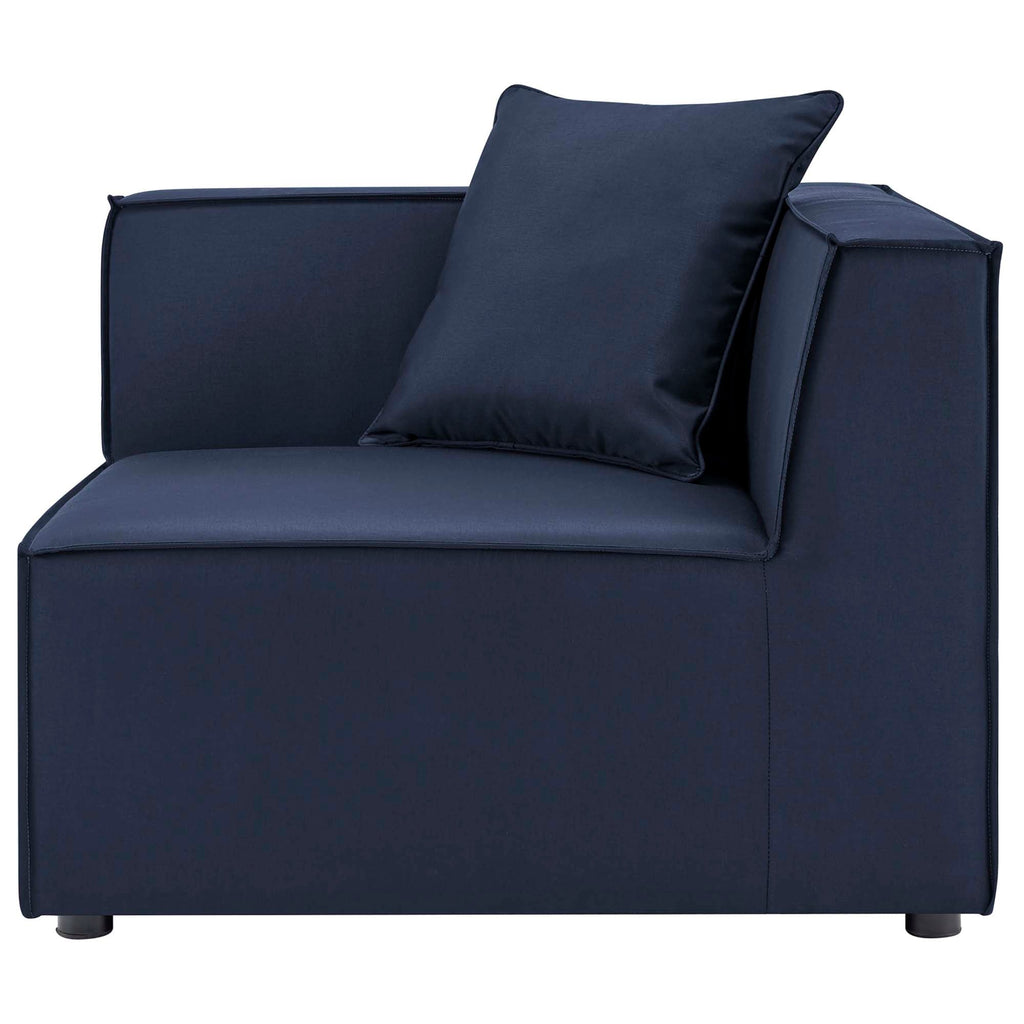 Canapé d'angle rembourré Saybrook 4 pièces pour l'extérieur