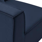 Canapé d'angle rembourré Saybrook 4 pièces pour l'extérieur