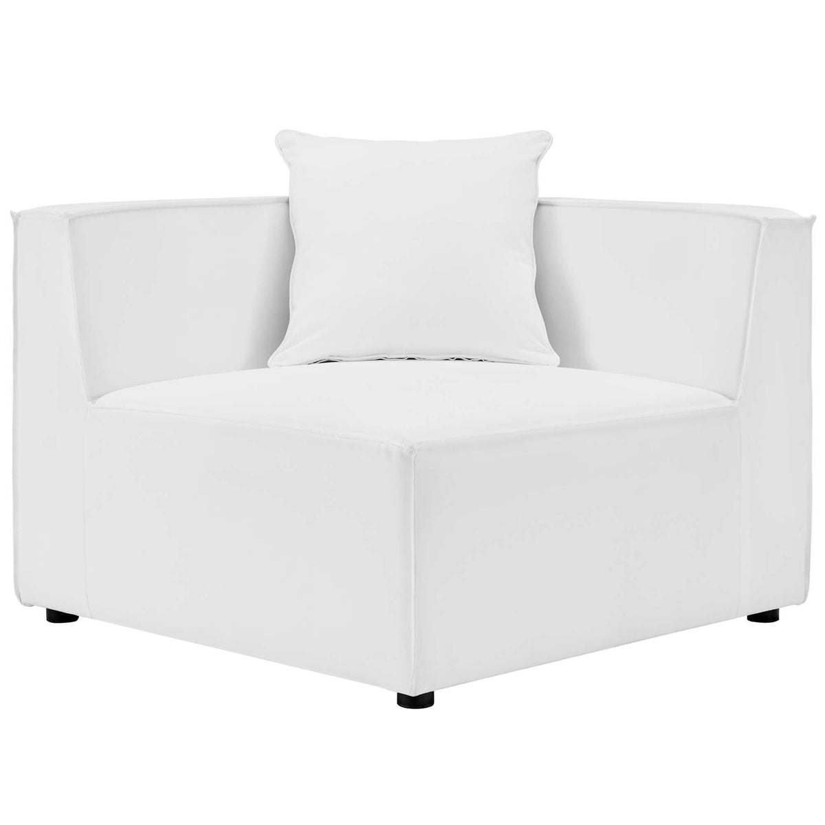 Canapé d'angle rembourré Saybrook 4 pièces pour l'extérieur