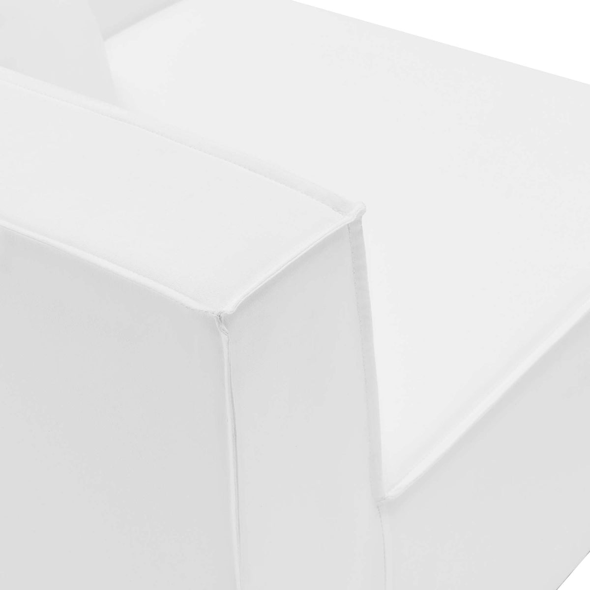 Canapé d'angle rembourré Saybrook 4 pièces pour l'extérieur