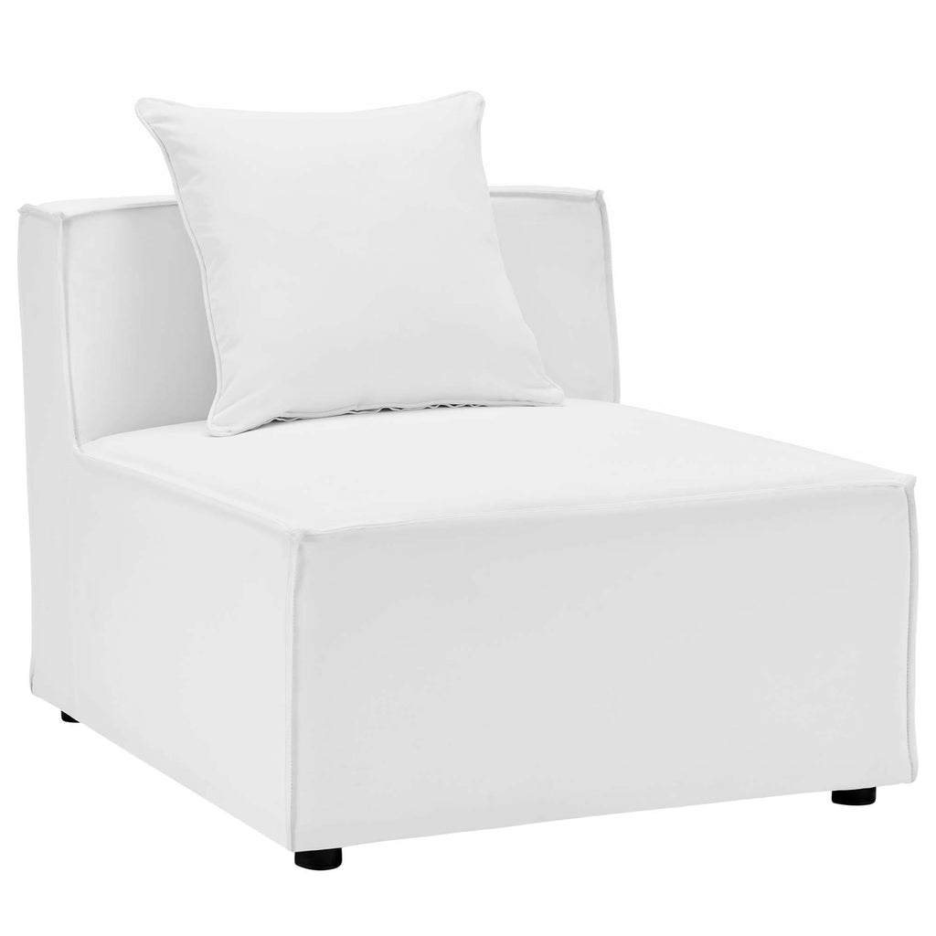 Canapé d'angle rembourré Saybrook 4 pièces pour l'extérieur