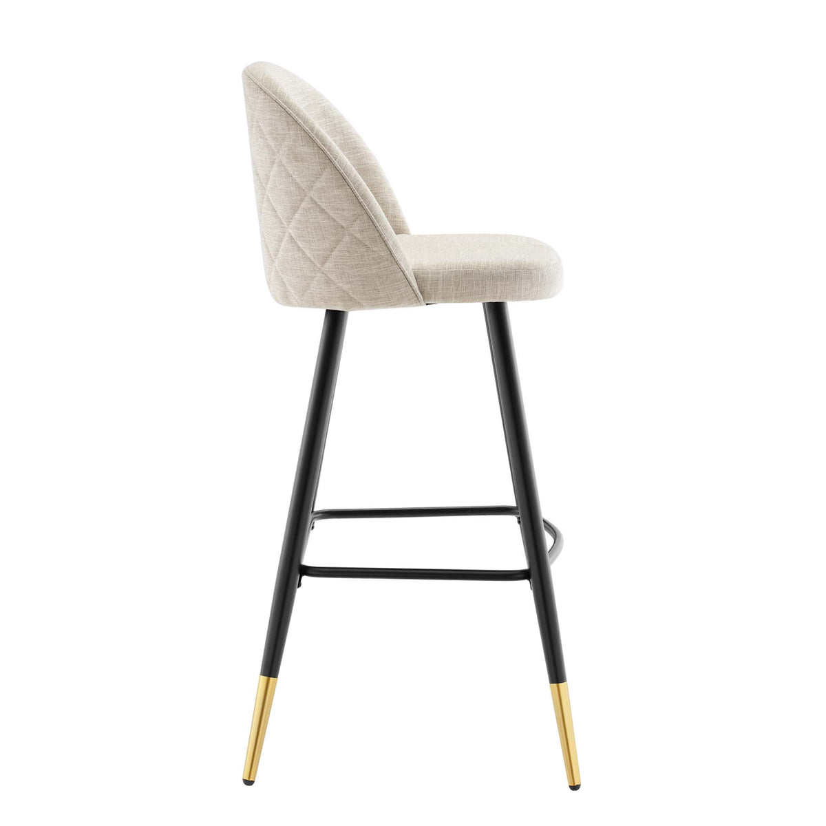 Tabourets de bar en tissu Cordial - Lot de 2