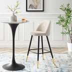 Tabourets de bar en tissu Cordial - Lot de 2