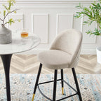 Tabourets de bar en tissu Cordial - Lot de 2