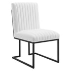 Chaise de salle à manger en tissu capitonné "Indulge"
