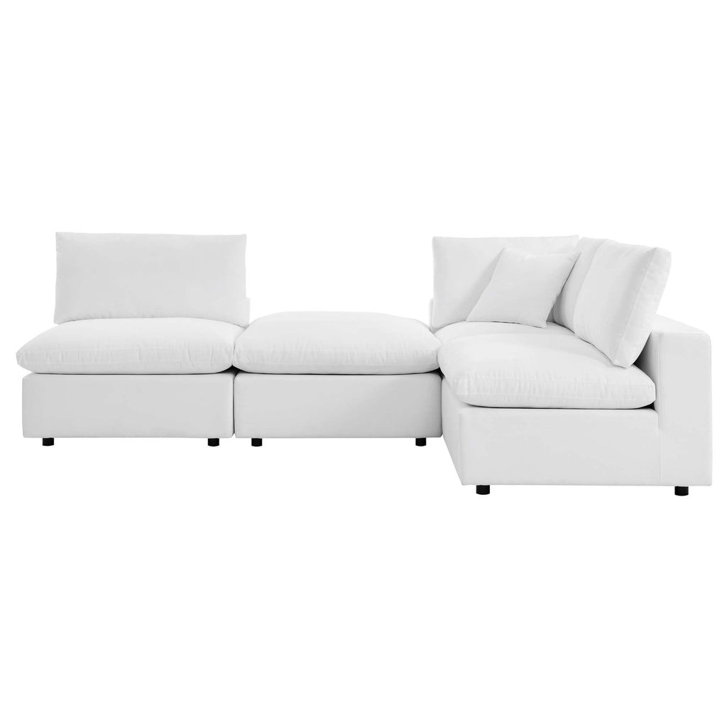 Canapé d'angle d'extérieur 4 pièces Sunbrella® Commix