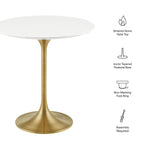 Table d'appoint ronde Lippa 20 en bois