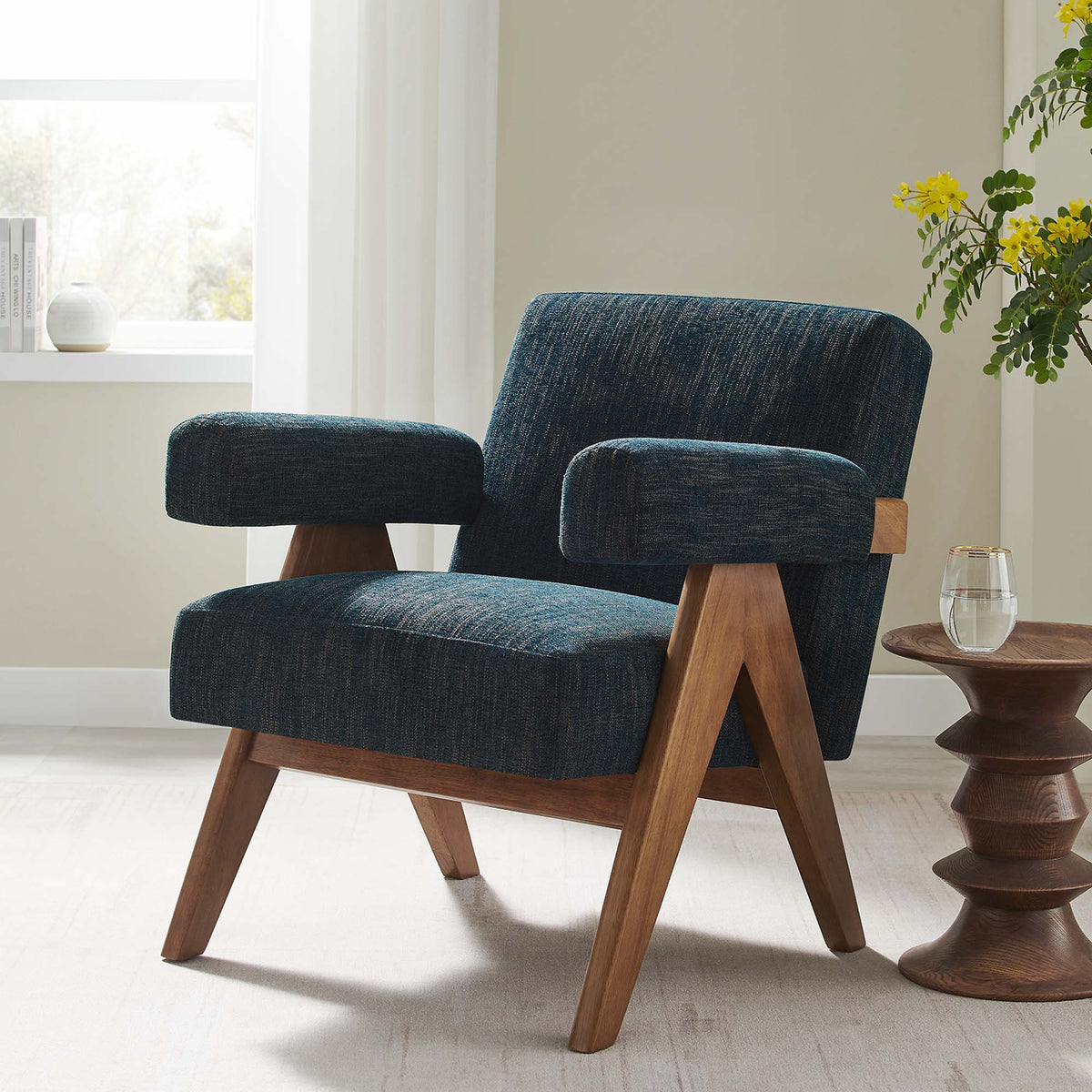 Fauteuil Lyra en tissu