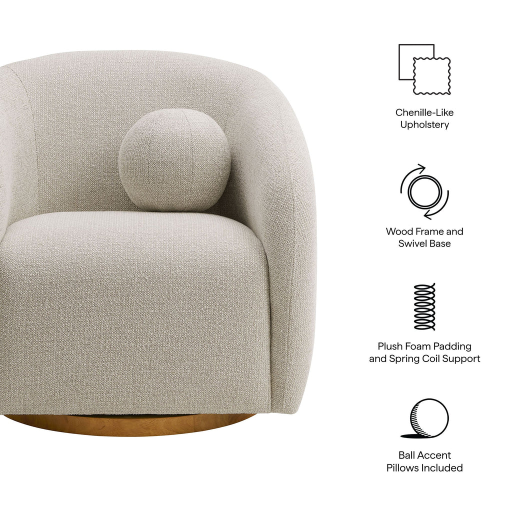 Fauteuil pivotant Holland
