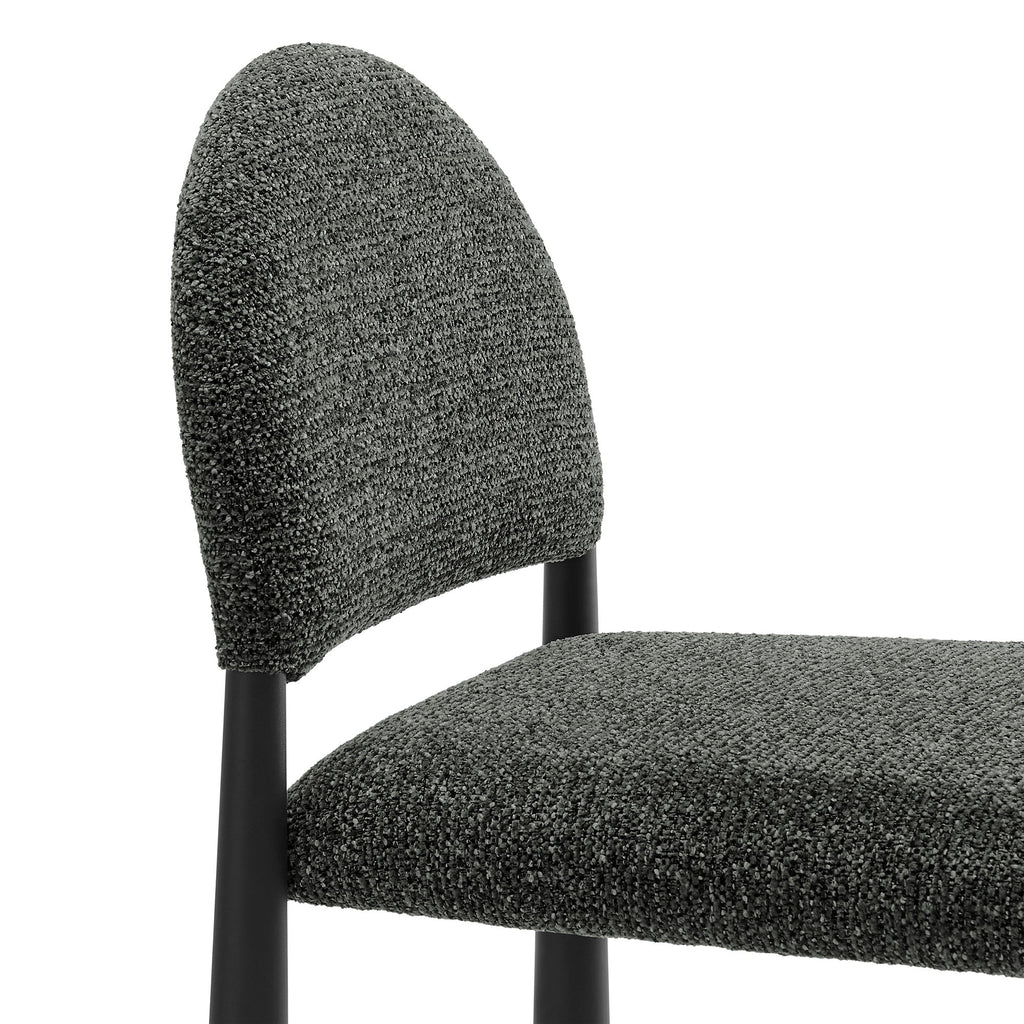 Tabouret de comptoir en tissu rembourré Hayley