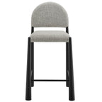 Tabouret de comptoir en tissu rembourré Hayley