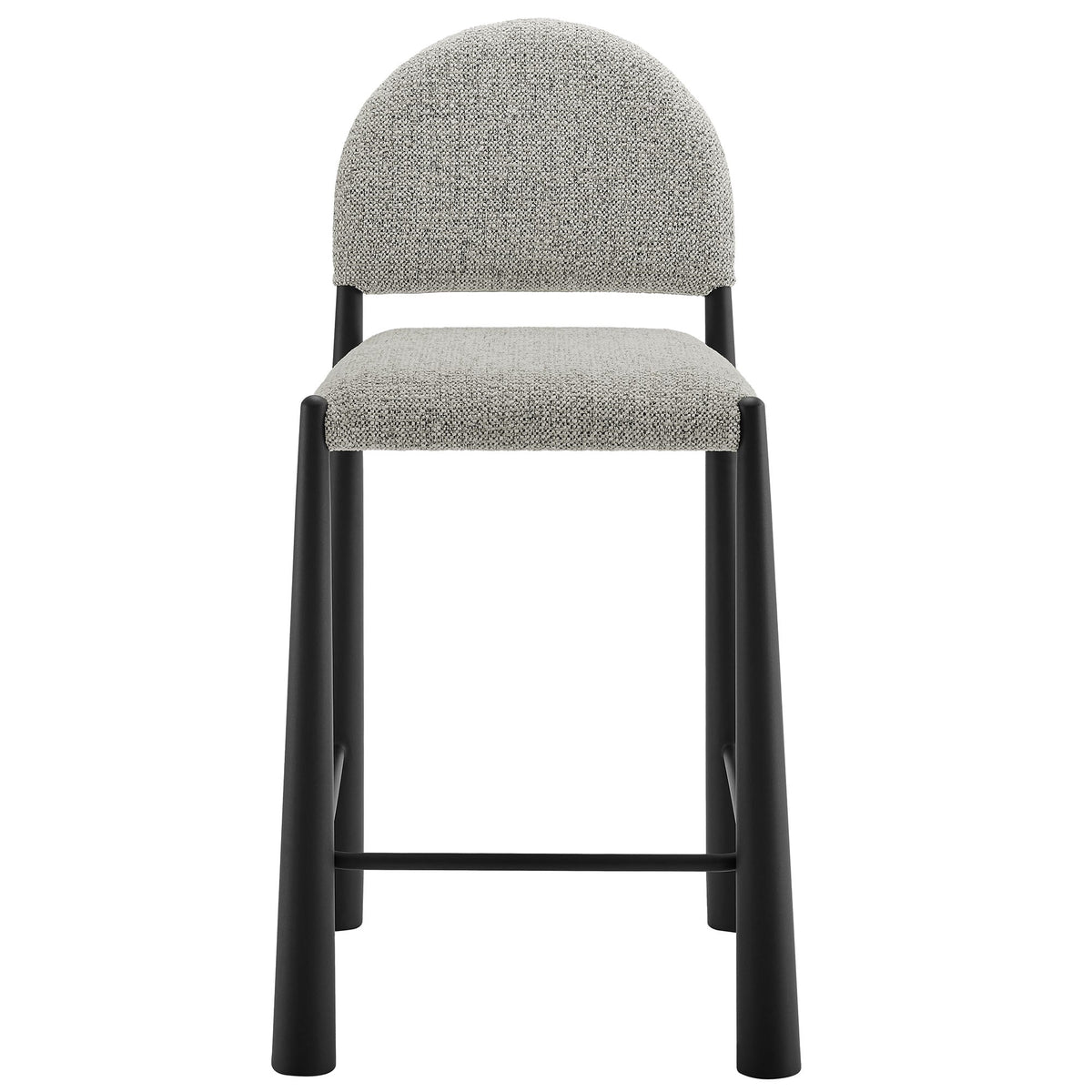 Tabouret de comptoir en tissu rembourré Hayley