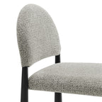 Tabouret de comptoir en tissu rembourré Hayley