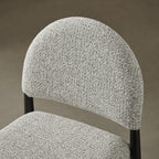 Tabouret de comptoir en tissu rembourré Hayley