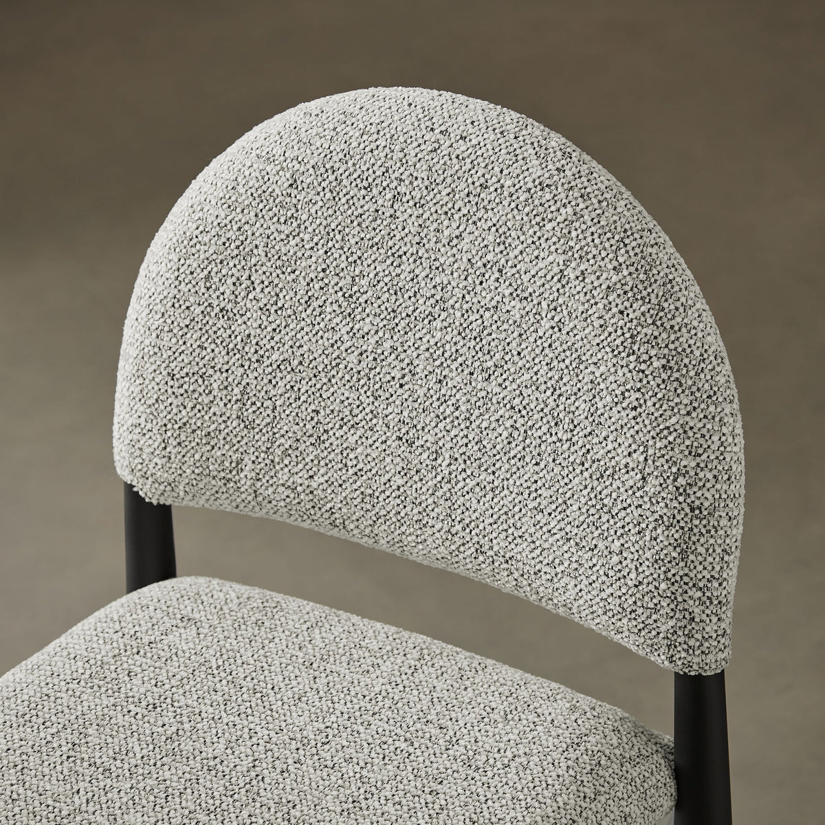 Tabouret de comptoir en tissu rembourré Hayley