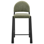 Tabouret de comptoir en tissu rembourré Hayley
